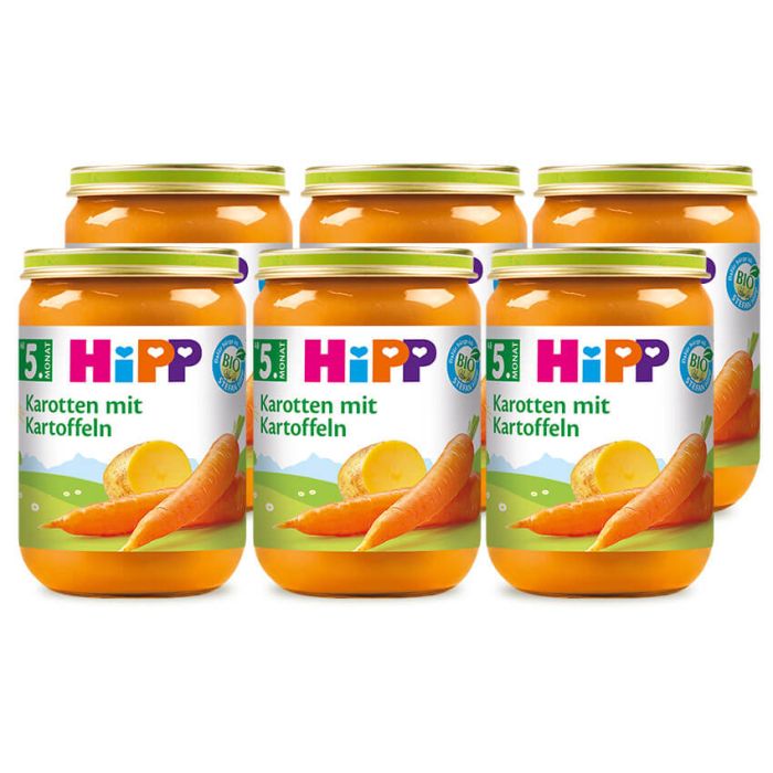 6 Pack: HiPP Carrot with Potato (6x190g)