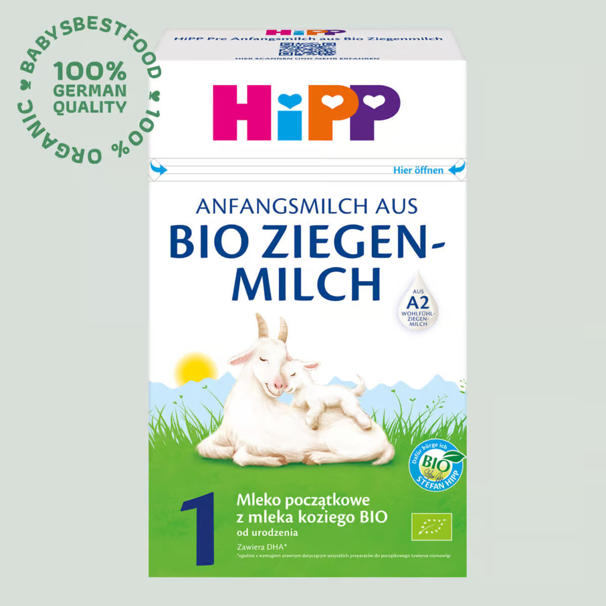 HiPP German Goat Milk Stage 1 – Organic Infant Formula (400g)