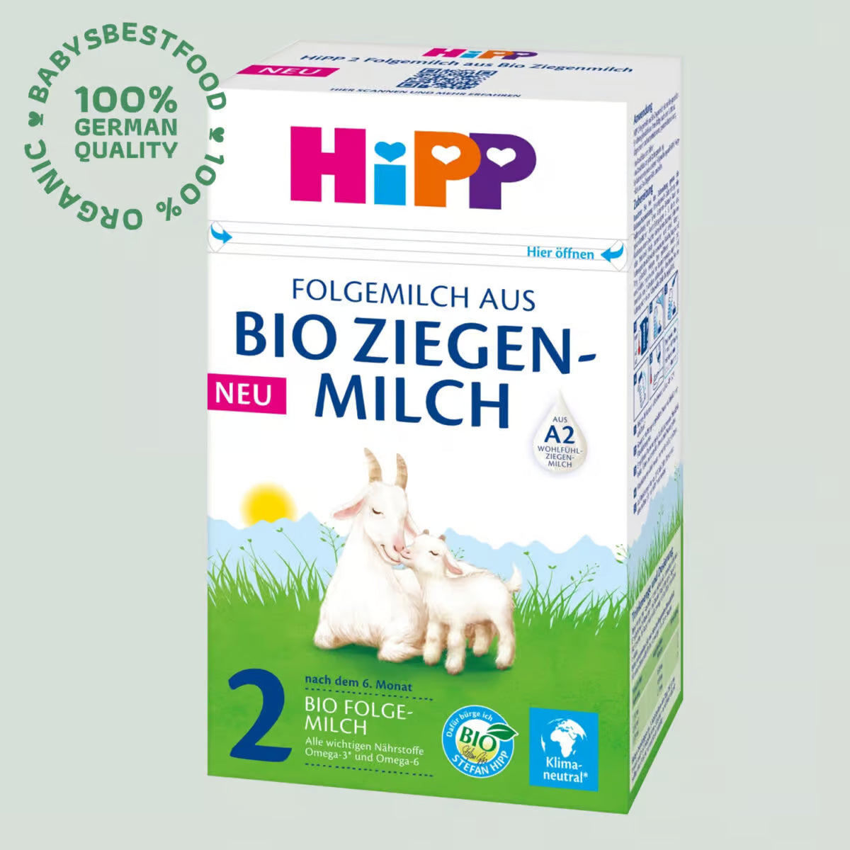 HiPP German Goat Milk Stage 2 – Organic Follow-On Formula (400g)
