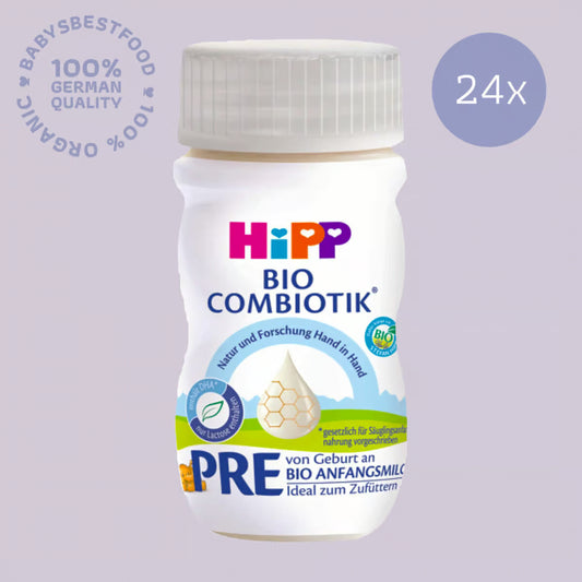 24x HiPP PRE Organic Combiotic Ready to Feed 90ml (24x90ml)