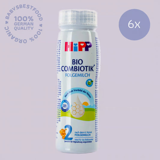 6x HiPP 2 Organic Combiotic Ready to Feed 200ml (6x200ml)